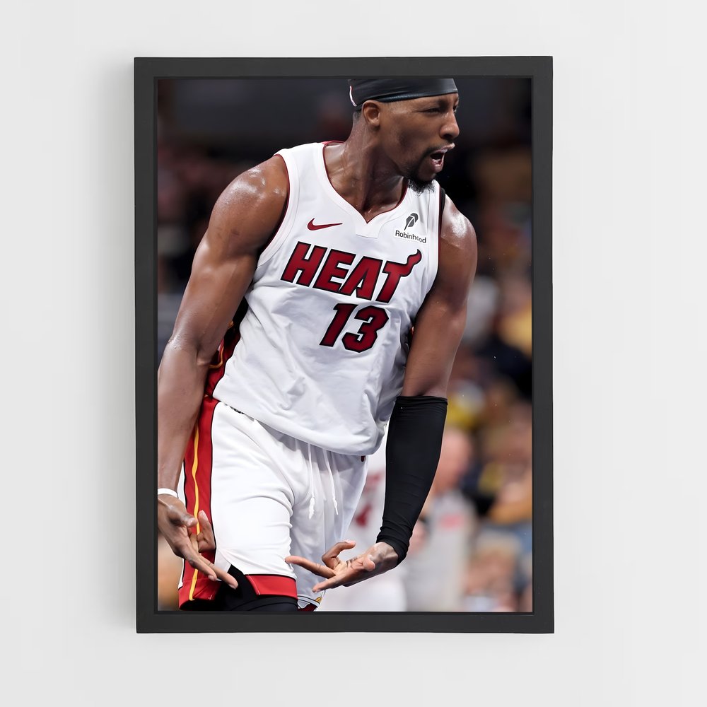 Poster LeBron à Miami – affiche Basketball (vue 2)